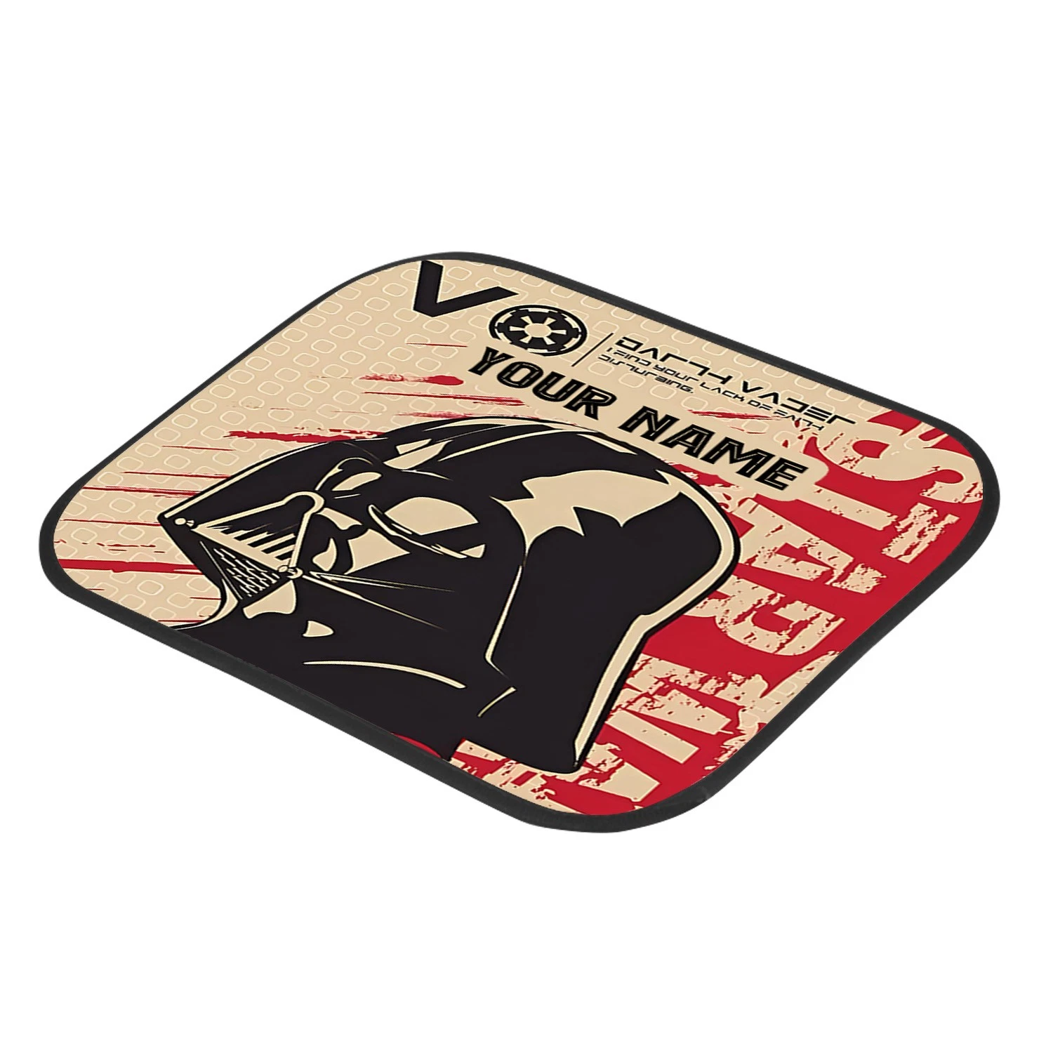 Star Wars Darth Vader Car Floor Mats, Custom Auto Accessories, Personalized Gift