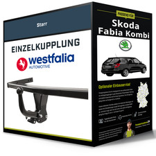 Starre Anhängerkupplung für SKODA Fabia Kombi 07- II Typ 5J Westfalia NEU