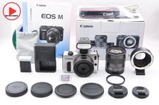 Canon EOS M Mirrorless Camera EF-M 22mm f/2  18-55mm IS STM feom Japan N.Mint 