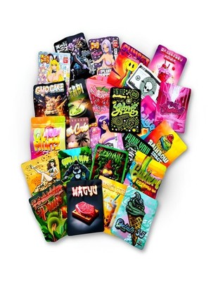 Druckschlussbeutel Ziplock Verpackung Bag NEU bunte Mylar Packs Zip Beutel