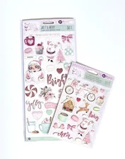 Prima Marketing -Santa Baby Stickers & Chipboard - Frank Garcia - Pink Christmas