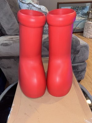 MSCHF BIG RED BOOTS Brand New Size 10 MSCHF-010 IN HAND BRB astroboy