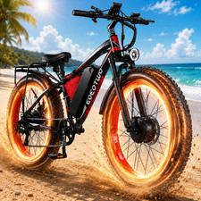 Dual Motor 3000W 40MPH Electric Bike for Adults 80Miles Off Road Fast Ebike