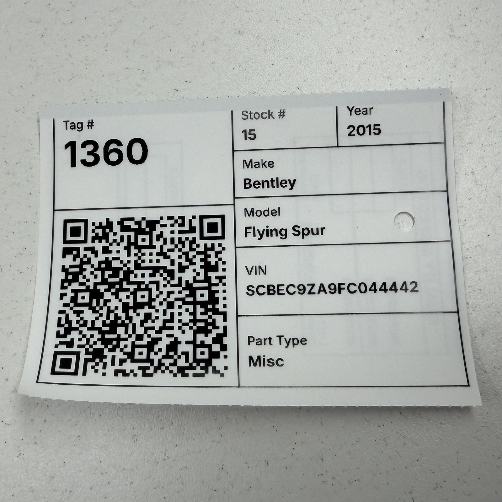 Bentley Flying Spur 2014-2018 Rear Trunk floor Black