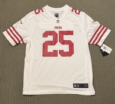 Nike San Francisco 49ers Elijah Mitchell Men’s White Game Jersey Size XL