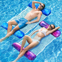 Dusor Luftmatratze Pool ZubehöR 2StüCk, Xl Luftmatratze Wasser HäNgematte, Aufbl