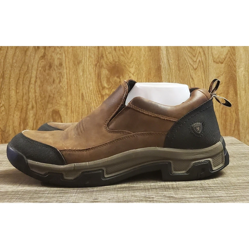 Zapatos mocasines sin cordones Ariat Rockwood para hombre talla 10 marrón Foto 4 de 4