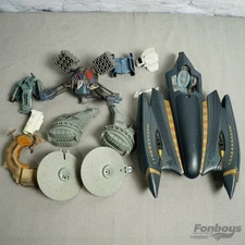 Star Wars Vehicle Lot - Grevious’ Ship Hailfire Droid Darth Maul Hoth Vader READ