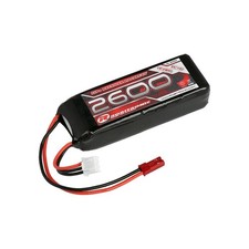 R05206 Robitronic Batteria LiPo 2600Mah Lunga 7.4v Mugen Associated xRay BEC