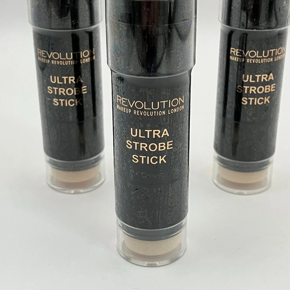 Makeup Revolution Ultra Strobe Stick Peach Lightening 0.19 OZ Pack of 3 - Image 2 of 4