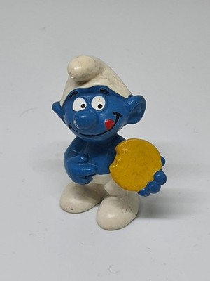 Naschen - Keks - Schlumpf/Smurf - Figur - Peyo von Bullyland (F5B)