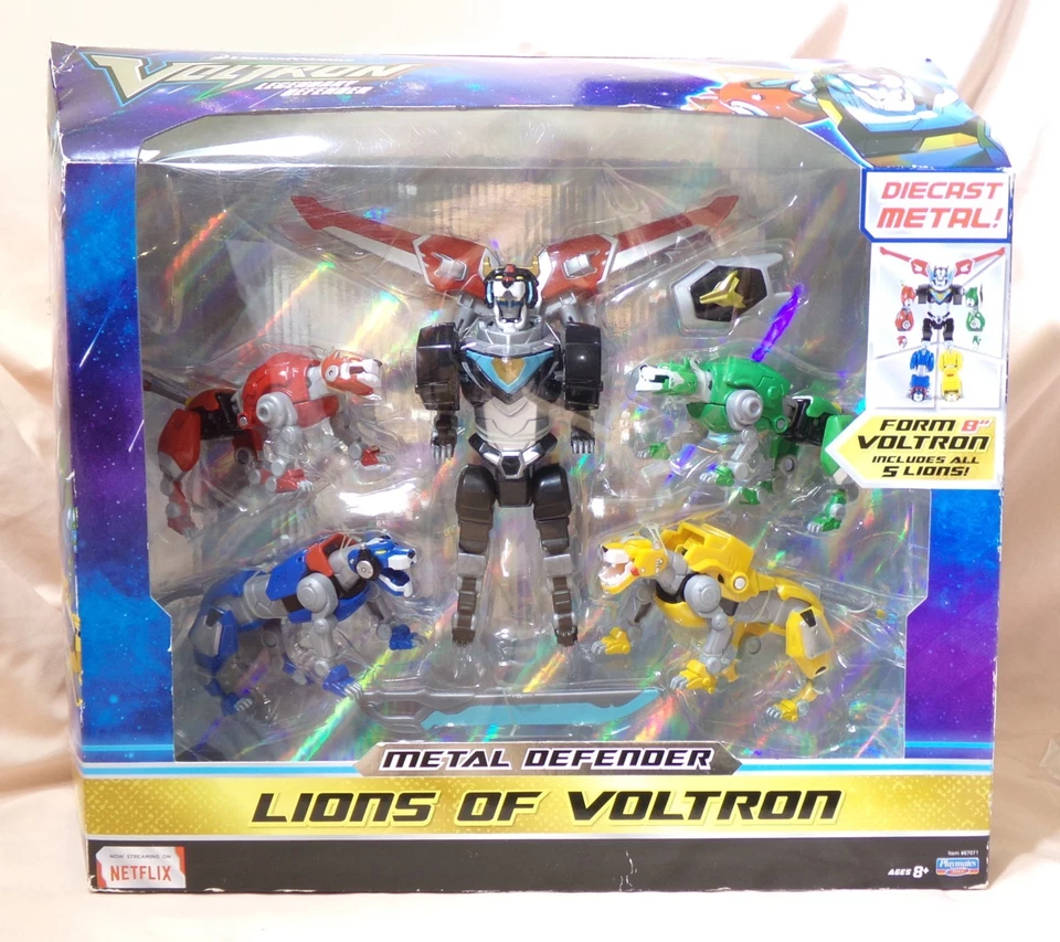 VOLTRON LEGENDARY METAL DEFENDER SET-New-Diecast-Dreamworks-2017-SDCC-FREE SHIPP - Image 2 of 4