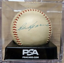 Early Luis Aparicio Signed OAL Harridge Baseball PSA DNA White Sox Mid 1950s HOF