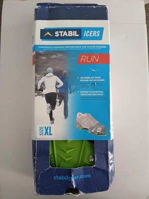 Stabil Icers RUN Ice Cleats for Winter Running in snow/ice Men's Size XL