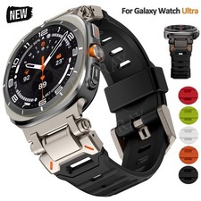 Rugged TPU Silicone Wristband Strap For Samsung Galaxy Watch Ultra 47mm Bracelet