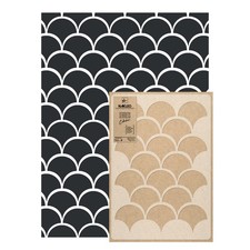 Reusable Allover Plastic Stencil // FISHSCALE