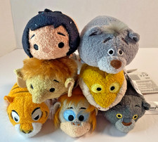Disney Tsum Tsum Jungle Book Characters Plush Lot 6 Baloo Mowgli Bagheera