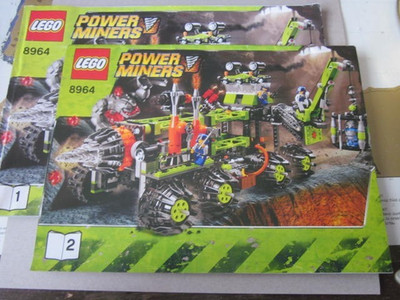 Lego Building Instructions Instruction 8964 Power Miners Parts 1 and 2 Part 1 and 2