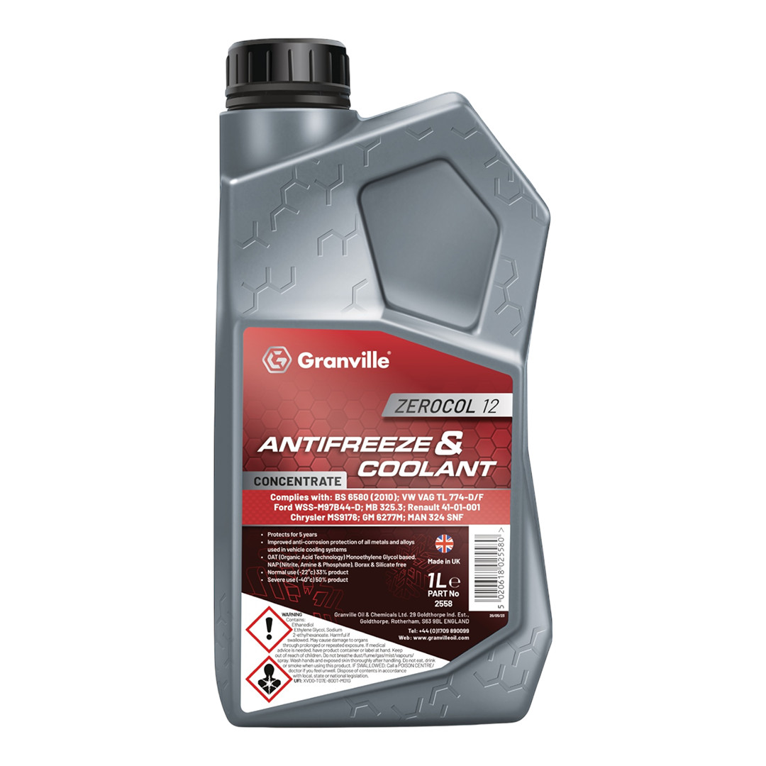 Granville Red Antifreeze & Coolant Rapid Cool 1L