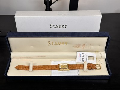 Stauer L-31404GS Swiss Watch w/ 1 Gram .999 Credit Suisse Gold Ingot - NEW NOS
