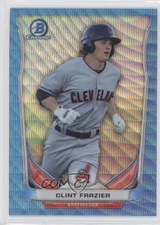 2014 Bowman Draft Top Prospects Chrome Blue Wave Refractor Clint Frazier #CTP-11