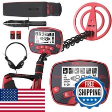 PANCKY PK0075 Waterproof Metal Detector 10" Coil 5 Mode LCD Display Gold Adults