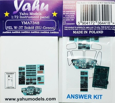 YAHU YMA7348 W-3 Sokol (Falcon) - Russian Green 1/72 Instrument panel