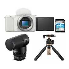Sony Alpha ZVE10 APS C Mirrorless Vlog Camera Bundle Vlogger