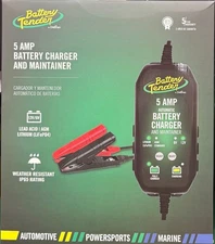 Battery Tender 5 AMP Battery Charger and Maintainer 12V/5V Lead Acid AGM Lithum