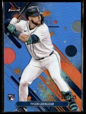2025 Finest #18 Tyler Locklear Blue Refractor Rookie Card RC  #/200