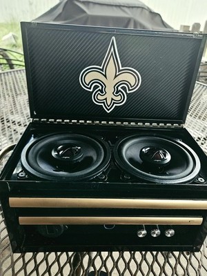 Skar Audio New Orleans Saints Portable Speaker Bluetooth USB Black/Gold