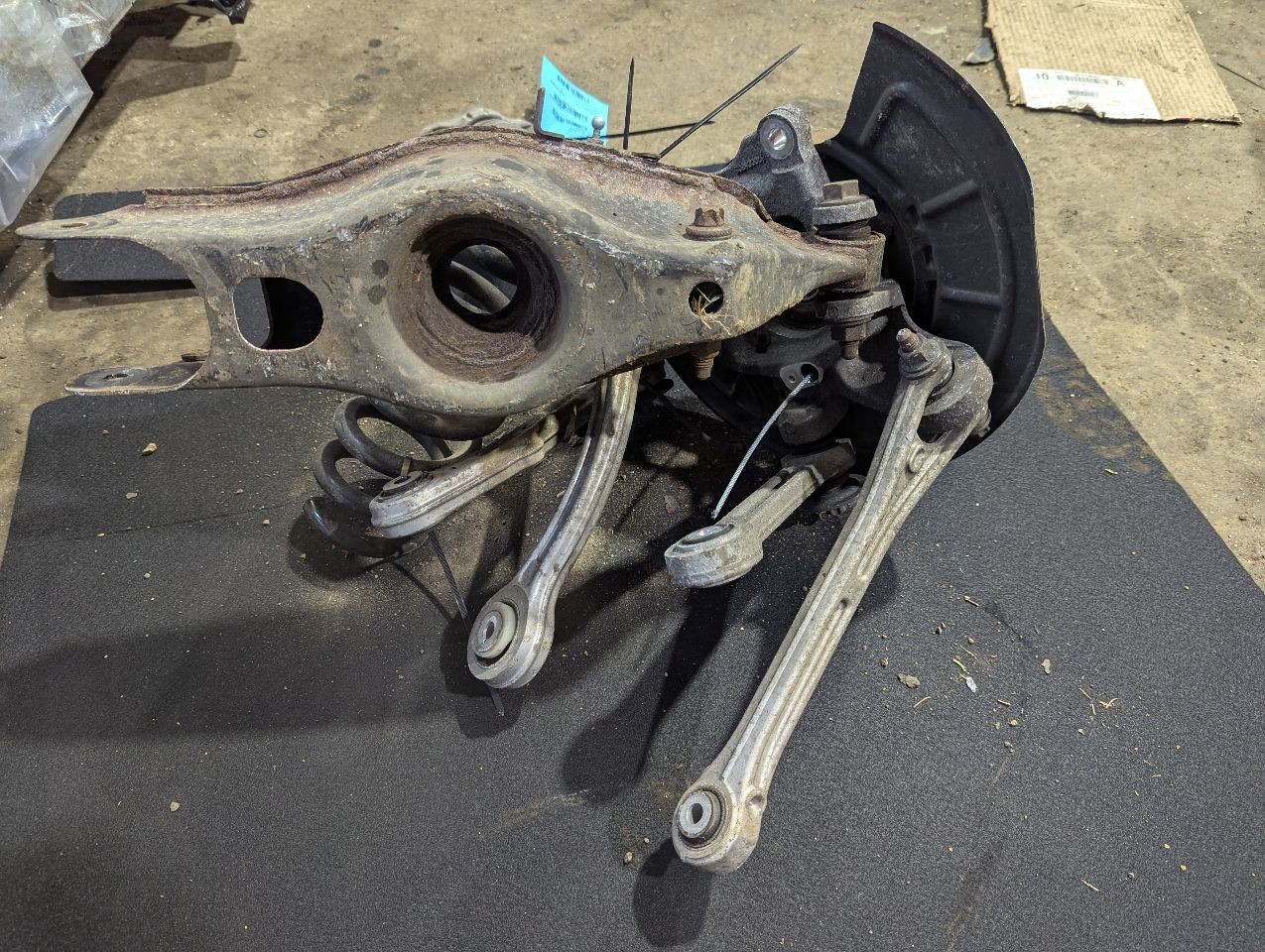 2014 - 2020 MASERATI GHIBLI PASSENGER REAR SUSPENSION , 670006803 