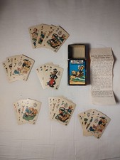 Vintage Disney - The Three Little Pigs Card Game w/Box & Instructions 1946 