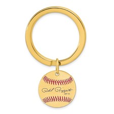 Gold-plating over Sterling Silver Phil Rizzuto Hall of Fame Signature Epoxy Base