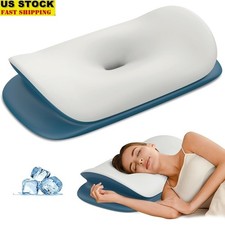 Ergonomic Cervical Pillow Neck Pain Relief Memory Foam Bed Support Pillow New