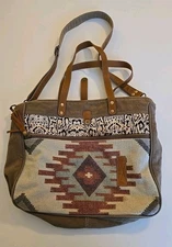 Myra Bag Women's Large Shoulder Bag  Crossbody * stains on lining