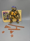 Vtg 1988 Teenage Mutant Ninja Turtles Donatello TMNT Playmate Toys COMPLETE