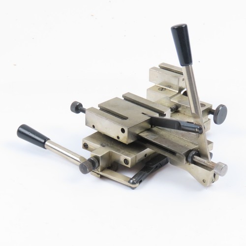 Watchmaker’s Triple Tool Post Dual Lever Action Compound Pivoting Slide Rest