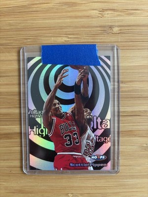MINT 1997-98 SkyBox High Voltage SCOTTIE PIPPEN VS ALONZO MOURNING CHICAGO BULLS