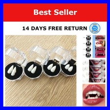 Vampire Fangs False Teeth Halloween Costume Props Resin 1 Pair