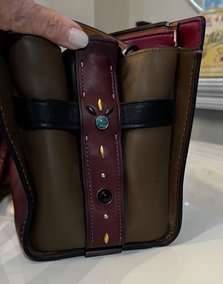 COACH Swagger 27 with Colorblock  Patchwork Prair… - image 7