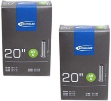 Schwalbe AV6 BMX Inner Tubes - 20 x 1.10-1.50, Schrader 20x1.10-1.50 406 