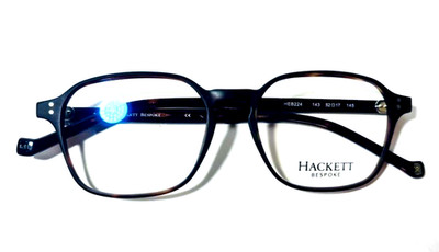 HACKETT BESPOKE HEB224 143 BROWN AUTHENTIC FULL RIM EYEGLASSES FRAMES 52-17-145