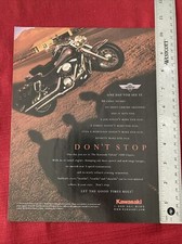 Kawasaki Vulcan 1500 Classic Motorcycle 1998 Print Ad