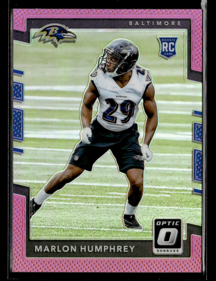 Marlon Humphrey 2017 Donruss Optic #128 Pink Baltimore Ravens