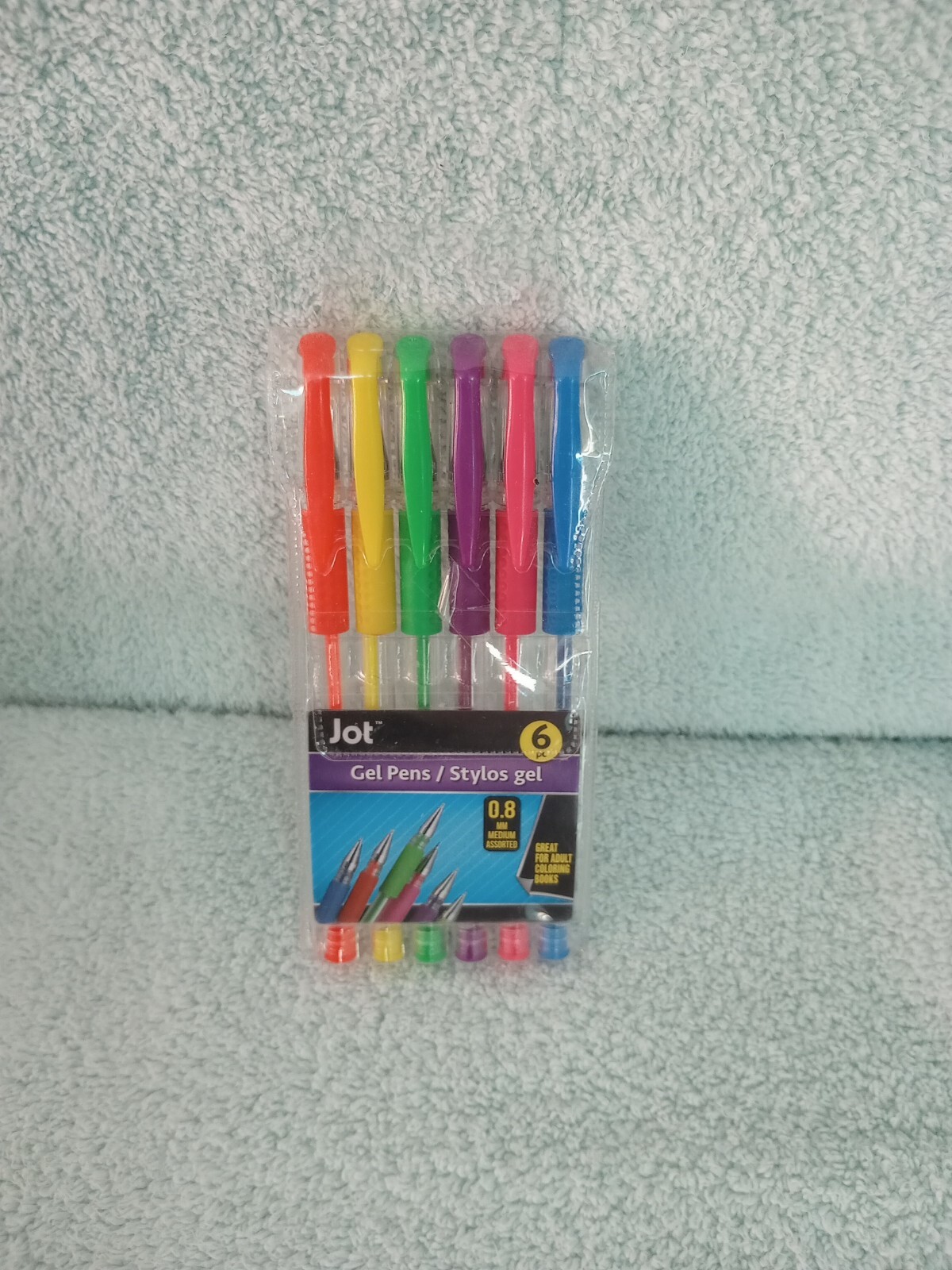 Jot gel pens 0.8 Mm Medium Tip 6 Pack Assorted Colors new in box eBay