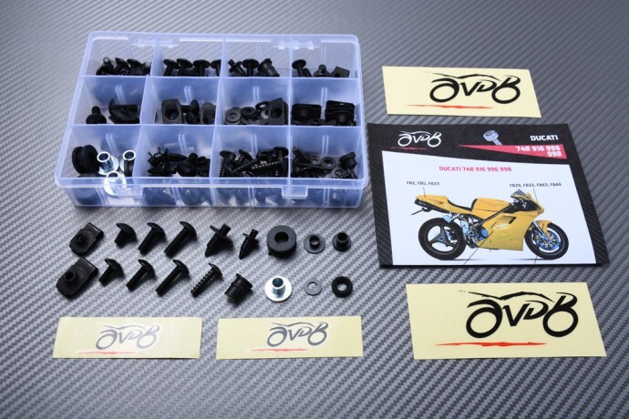Vis de carénage noir Ducati SBK 916 SPS finition carbone