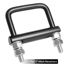 2" Hitch Clamp Cross Anti-Rattle Stabilizer Coupling Hitch Tightener Heavy Duty