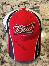 New W/ Tags Autographed NASCAR KASEY KAHNE #9 Chase Authentics Bud Budweiser Hat