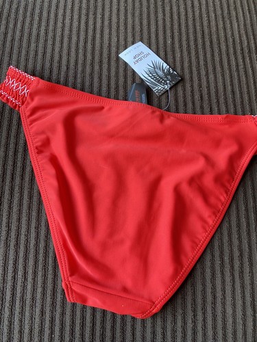 NWT NEW LOOK RED W/EMBROIDERED DESIGN…SWIMSUIT BOTTOM ONLY…SMALL - Picture 5 of 5